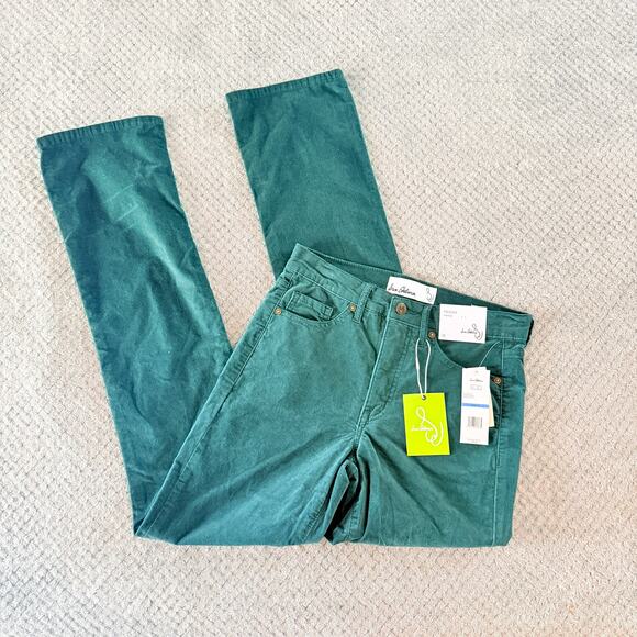 Sam Edelman Pants - SAM EDELMAN NWT Forest Green High Rise Penny Bootcut Corduroy PAnts 25